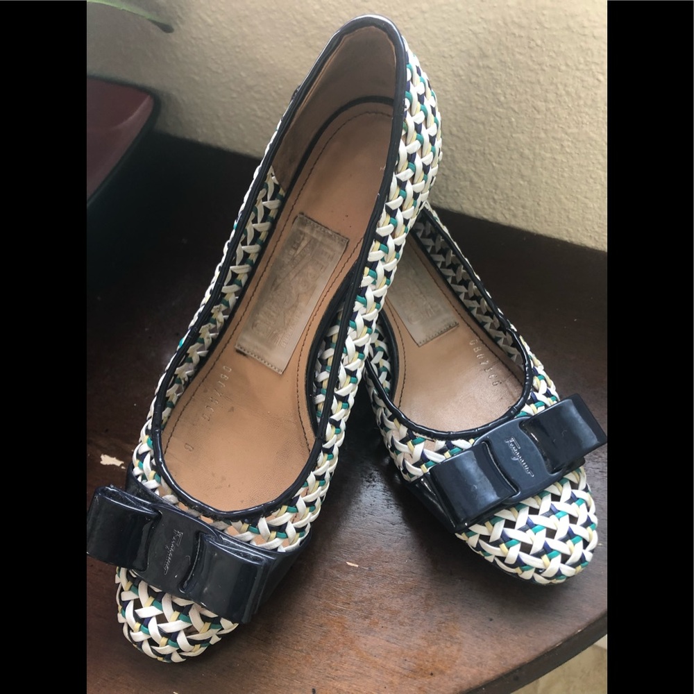 Salvatore  Ferragamo Vara Wave Oxford Shoes